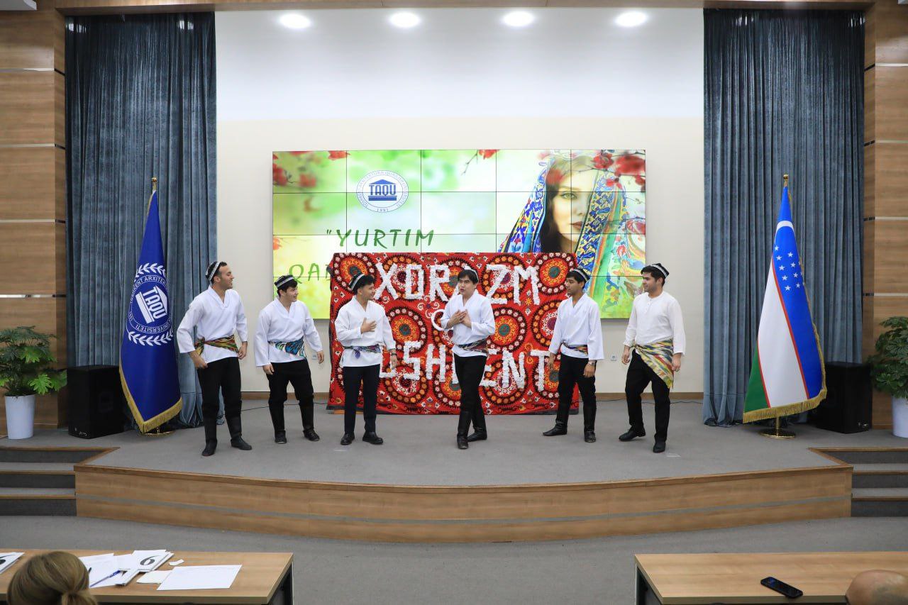 Toshkent arxitektura-qurilish universitetida talaba-yoshlar o‘rtasida, yoshlarni tarixiy tafakkurini oshirishga qaratilgan “Yurtim qadriyatlari” ko‘rik-tanlovi o‘tkazildi